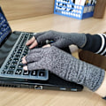 Miniatyrbilde 4 av 11: Artrit Kompress Handskar/Vantar Grå XL