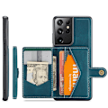 Miniatyrbillede 11 af 11: Samsung Galaxy S21 Ultra - Skal med Korthållare Grön