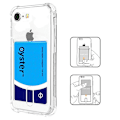 Pikkukuva 4 / 8: Huolellisesti suunniteltu suojakotelo korttikotelolla - iPhone 8 Transparent