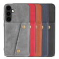 Miniatyrbillede 3 af 11: Lyxigt PC-läder Retro Flip Fashion Plånboksfodral för Galaxy S23 FE Light brown