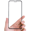 Pikkukuva 9 / 11: iPhone 12 Mini Skärmskydd 2.5D 9H 0,3mm Transparent Svart