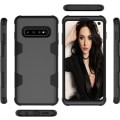 Miniatyrbillede 10 af 11: Samsung Galaxy S10 - Praktiskt Skyddande Skal RUGGED ROBOT Grå/Orange