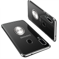 Miniatyrbillede 1 af 11: Samsung Galaxy A40 - Skyddande Silikonskal med Ringh�llare Silver