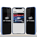 Pikkukuva 2 / 11: iPhone XR 3-PACK Anti-Spy Näytönsuoja 9H Screen-Fit Svart