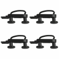 Miniatyrbillede 3 af 5: 4x Universal Rustfri Stål Tagboks Bilmonteringssæt