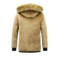 Miniatyrbild 3 av 5: Herr Vinterrock Varm Parka Jacka Med Avtagbar Huva Navy 3XL