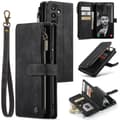För Samsung Galaxy A34 5G CaseMe C30 Multifunktionellt Läderfodral Black