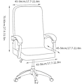 Miniatyrbilde 3 av 5: Kontorstoltrekk Universal Stretch Mikrofiber Vaskbart Kontorstoltrekk Trykt