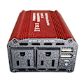 Miniatyrbillede 2 af 5: 300w Bil Power Inverter Dc 12v Til 110v Ac Power Invertere Til Køretøjer Konverter Usb-c Pd65w/18w Usb Hurtig Opladning Porte Biloplader Adapter (rød)