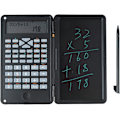 Miniatyrbillede 1 af 5: Videnskabelig minilommeregner med skriveplade, 15 x 8,9 x 2 cm ABS 2 linjer LCD bordlommeregner
