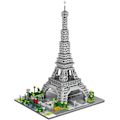 Miniatyrbillede 1 af 5: Byg Eiffeltårnet Miniature Klodser Sæt, 3369 Brikker Miniature Klodser 3d Puslespil Legetøj, Gaver Til Voksne Og Børn