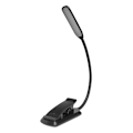 Miniatyrbillede 1 af 5: 9 LED Læselampe, Genopladelig Læselampe i 3 Lysstyrkeindstillinger (køligt hvidt/varmt gult), sort
