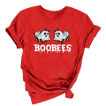 Miniatyrbilde 1 av 5: Bumble Bee T-skjorte, Boo Bees Morsom Halloween T-skjorte Red 3XL