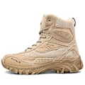 Miniatyrbillede 2 af 5: Herre High Top Taktiske Militærstøvler Udendørs Åndbare Mesh Sneakers 0L523 Brown EU 41