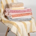 Miniatyrbilde 5 av 5: 2 stk. Vaffelvevd Mikrofiber Håndkle - Luksuriøst Mykt, Hurtigtørkende Håndkle Badehåndkle, Blå red