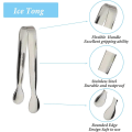 Miniatyrbilde 3 av 5: 6 stk. Istenger Mini Sukker-tenger 10,8 cm Rustfritt Stål Små Serveringstenger, Små Kjøkken-tenger For Appetittvekkere, Teselskap, Kaffebar, Desserter