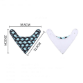 Miniatyrbilde 3 av 5: 4 stk. Baby Siklesmekker Bandana Tannfrembrudd, Bomullsbandana for Baby set 4