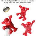Miniatyrbild 4 av 5: Glad Man Flasköppnare, Ölflasköppnare Rolig Korkskruv Vinkorkar för Flaskor Nyhet Presentförpackning