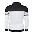 Miniatyrbild 3 av 5: Höst Vinter Herr Casual Jackor Strapes Design Mode Plysch Sportkläder 4XL F