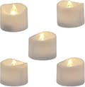 Flamlösa LED-värmeljus, batteridrivna, 12 st