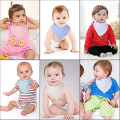 Miniatyrbilde 2 av 5: 4 stk. Baby Siklesmekker Bandana Tannfrembrudd, Bomullsbandana for Baby set 11
