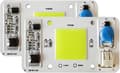 2 st LED-chip 50w Vit 6000k 220v Cob LED-chip Ingen Lödning Krävs Inbyggd Smart Ic-drivrutin