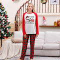 Miniatyrbilde 3 av 5: Julepyjamas for Familie Matchende Sett Myke Høytids-Jule-PJs Nattøy Baby 12M