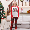 Miniatyrbilde 3 av 5: Julepyjamas for Familie Matchende Sett Myke Høytids-Jule-PJs Nattøy Kid 2Y