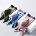 Miniatyrbild 2 av 5: Herrunderkläder Boxer Briefs, Bomullskomfort Mjuka Boxer Briefs För Män, Fukttransporterande Andas green 2XL