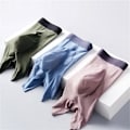 Miniatyrbild 2 av 5: Herrunderkläder Boxer Briefs, Bomullskomfort Mjuka Boxer Briefs För Män, Fukttransporterande Andas green XL