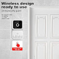 Miniatyrbillede 4 af 5: Miuline Trådløs Video Dørklokke Fjernbetjent Video Dørklokke Kamera Intelligent Visuel Dørklokke Med Gratis Cloud-lagring Genanvendelig Wifi Sikkerheds Dørklokke 2-vejs