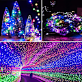 Miniatyrbilde 4 av 5: Utendørs Solcelle Lyslenke 12m 100 stk Led Solcelle Hage Lys Kobbertråd Solcelle Lyslenke 8 Mønstre For Fest, Hage, Bryllupsdekorasjon (2 Stk