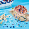 Miniatyrbild 4 av 5: 1 Ask 90 st Fiskarpärlor Fiskglaspärlor Bulk Elektropläterad Frostad Blå Fisk Djurpärla Sommar Hav Ocean Djur Dubbelsidiga Lösa Distanspärlor för