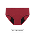 Miniatyrbillede 4 af 4: Gratis fragt Dame Undertøj Bomuld Stretch Hipster Damer Åndbare Trusser Red XS