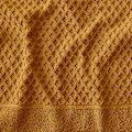 Miniatyrbild 4 av 5: 100% bomulls handdukar i ringblomma, 3 mjuka handdukar för badrum, mycket absorberande (set om 3) Sweet orange