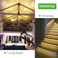 Miniatyrbillede 5 af 5: Strip Light USB Strømforsynet LED Strip Lys, Vandtæt 16.4ft SMD 3528 5v Kølig Hvid, Desktop PC Skærmbaggrundsbelysning, TV Baggrundsbelysning, Båndlys
