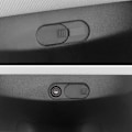 Miniatyrbillede 4 af 5: 3 stk. webkameradæksler, objektivbeskyttelse, mobiltelefonkameradækselmaske, kameraskydedæksel (sort)