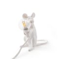 Miniatyrbilde 1 av 5: Bordlampe Muse Rotte Bordlampe Dyre Rotte Muse Bordlampe Hvit For Hjemmeinnredning white a EU PLUG