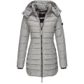 Miniatyrbillede 3 af 5: Vintervarme Bomuldsjakker Mellem Længde Hætte Slank Stil Jakker Tykke Løse Stilfulde 2XL Gray