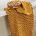 Miniatyrbild 3 av 5: 100% bomulls handdukar i ringblomma, 3 mjuka handdukar för badrum, mycket absorberande (set om 3) Sweet orange