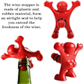 Miniatyrbild 3 av 5: Glad Man Flasköppnare, Ölflasköppnare Rolig Korkskruv Vinkorkar för Flaskor Nyhet Presentförpackning