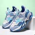 Miniatyrbild 4 av 5: Pojkar Basketbollskor Hög Ovandel Andas Sport Skor Anti Slip Mode Sneakers 8952 Blue EU 32