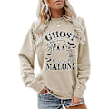 Miniatyrbillede 1 af 3: Sjov Halloween Ghost Malone Sjov Sweatshirt Style 1 M