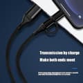 Miniatyrbilde 3 av 5: 4-i-1 Ladekabel Pd Multifunksjonell Hurtiglading Datakabel Type-c Til Type-c Ladekabel Ph Blue