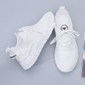 Miniatyrbilde 4 av 5: Dame Sneakers Pustende Flyvevevde Løpesko Fra7701 White EU 39