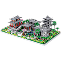 Miniatyrbilde 1 av 5: Kina De klassiske hagene i Suzhou Samling Berømt arkitektur Modell Byggekloss Sett (3930 stk) Mikro Mini Klosser Leker Gaver
