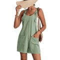 Miniatyrbillede 2 af 5: Dame Casual Ærmeløs Spaghetti Stropper Jumpsuits, Bukser Romper Med Lommer Green M