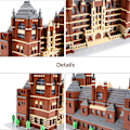 Miniatyrbillede 4 af 5: Byggeklodssæt, Verdensberømte Universitetsmodel Samlelegetøj, Mini Klodssæt Til Elskere, Gave Til Voksne Og Børn 4823 Dele