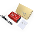 Miniatyrbillede 3 af 5: 300w Bil Power Inverter Dc 12v Til 110v Ac Power Invertere Til Køretøjer Konverter Usb-c Pd65w/18w Usb Hurtig Opladning Porte Biloplader Adapter (rød)