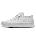 Miniatyrbillede 1 af 5: Herre Canvas Sko Mode Sneakers Lav Top Tennissko Snørebånd Casual Sko 3Dn2210 White EU 41